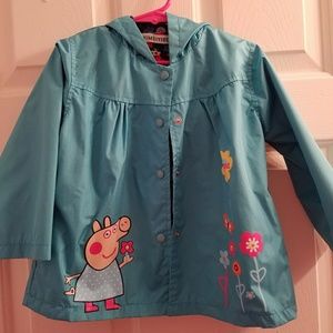 Peppa pig raincoat